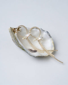 Seraphine Loop Biwa Pearl Earrings